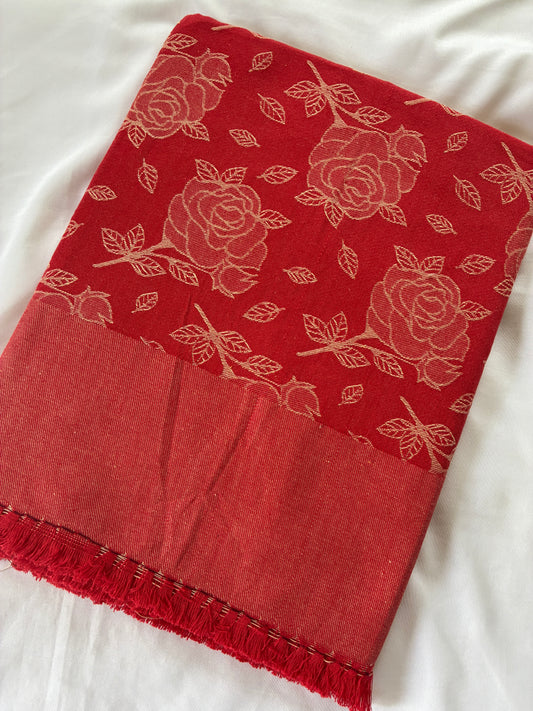 Red Rose Blanket / Throw