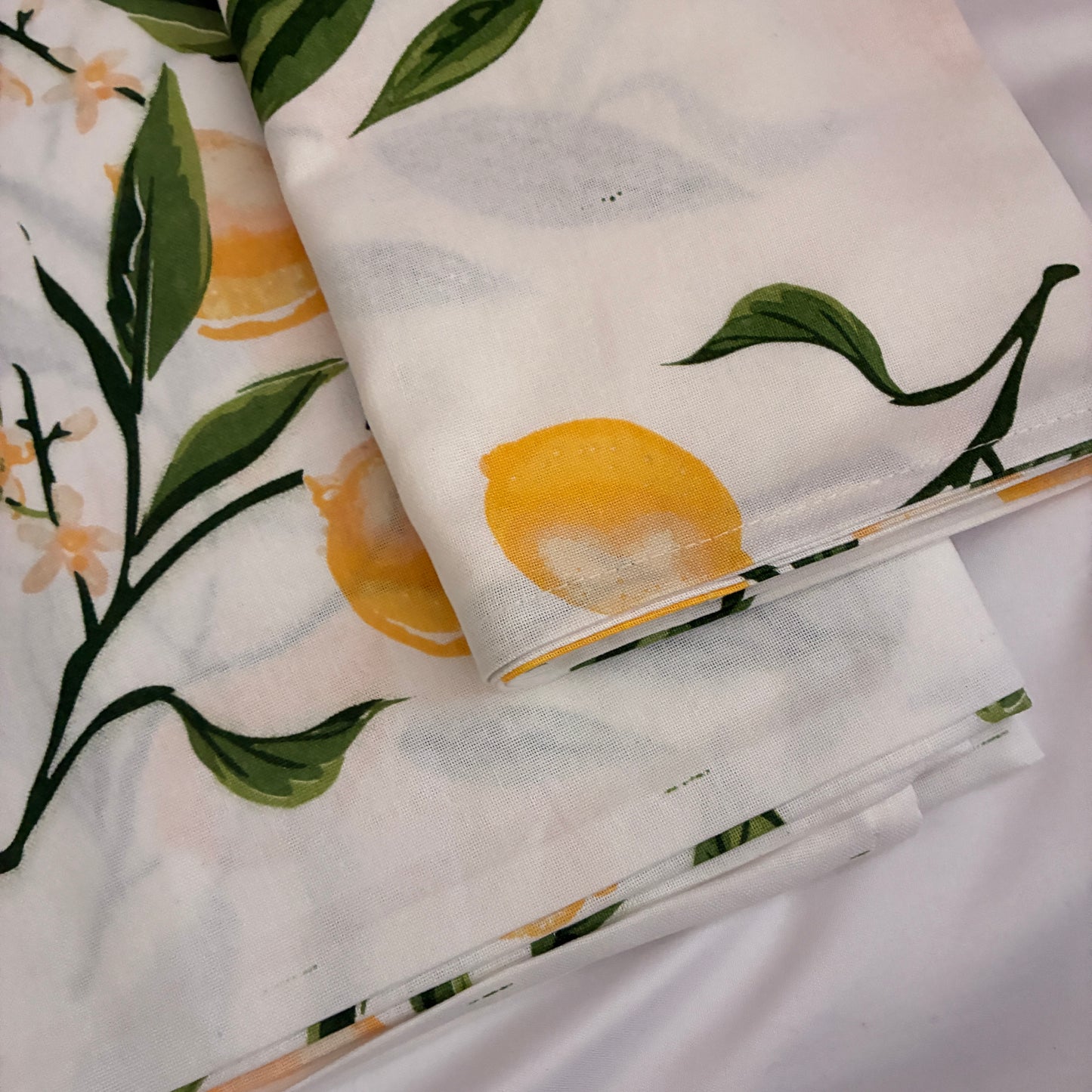 Lime Single Size Cotton Bedspread with 1 Pillow Cover 60 x 90 in