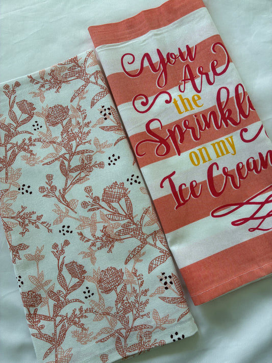 Printed Hand/Lunch Towels (Set of 2 )