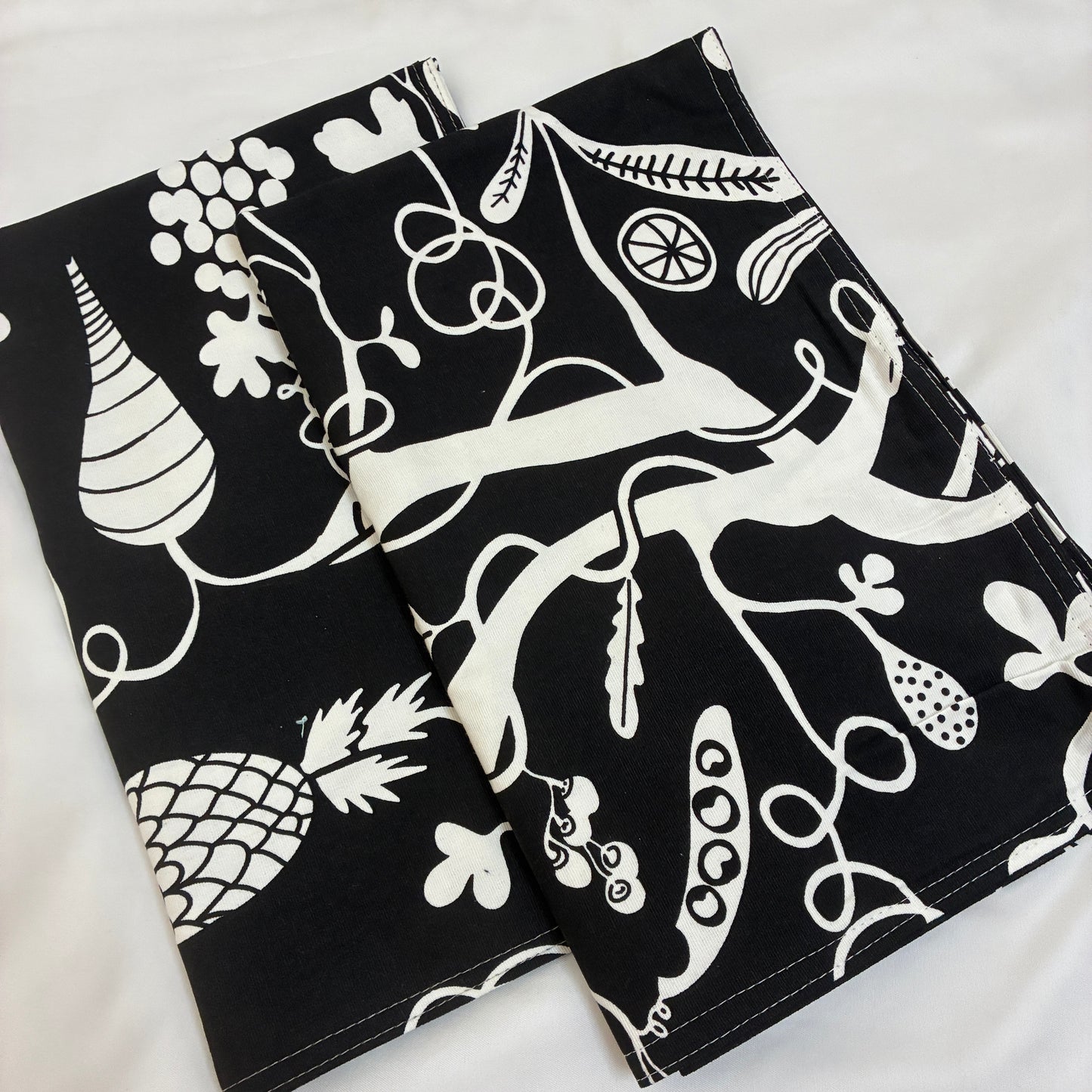 Black and White Cotton Pillow Covers