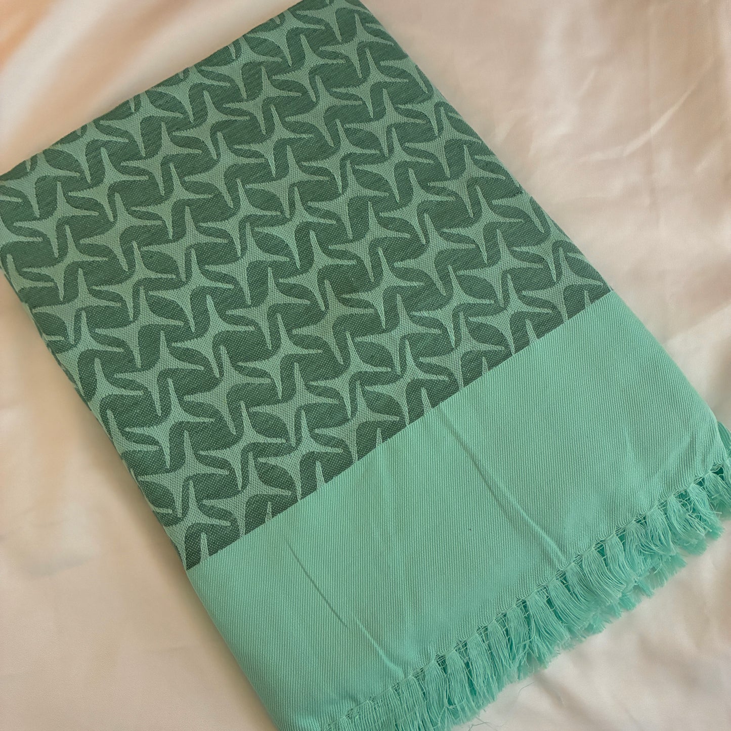 Green Single Size Blanket / Throw