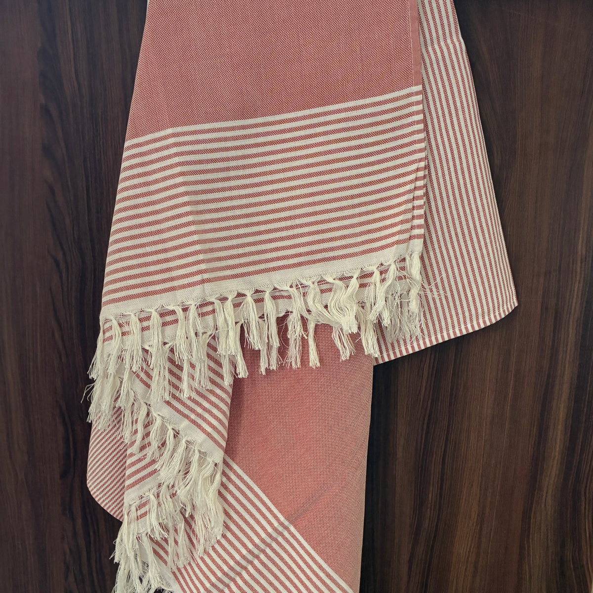 Rust Red Bamboo Bath Towels