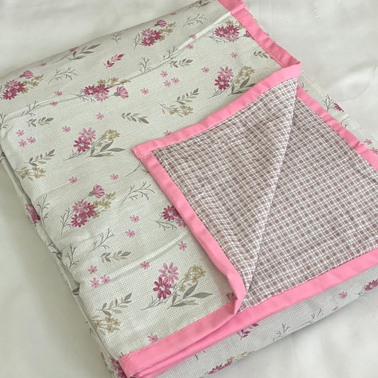 Blush Bloom Reversible Cotton Double Size Dohor