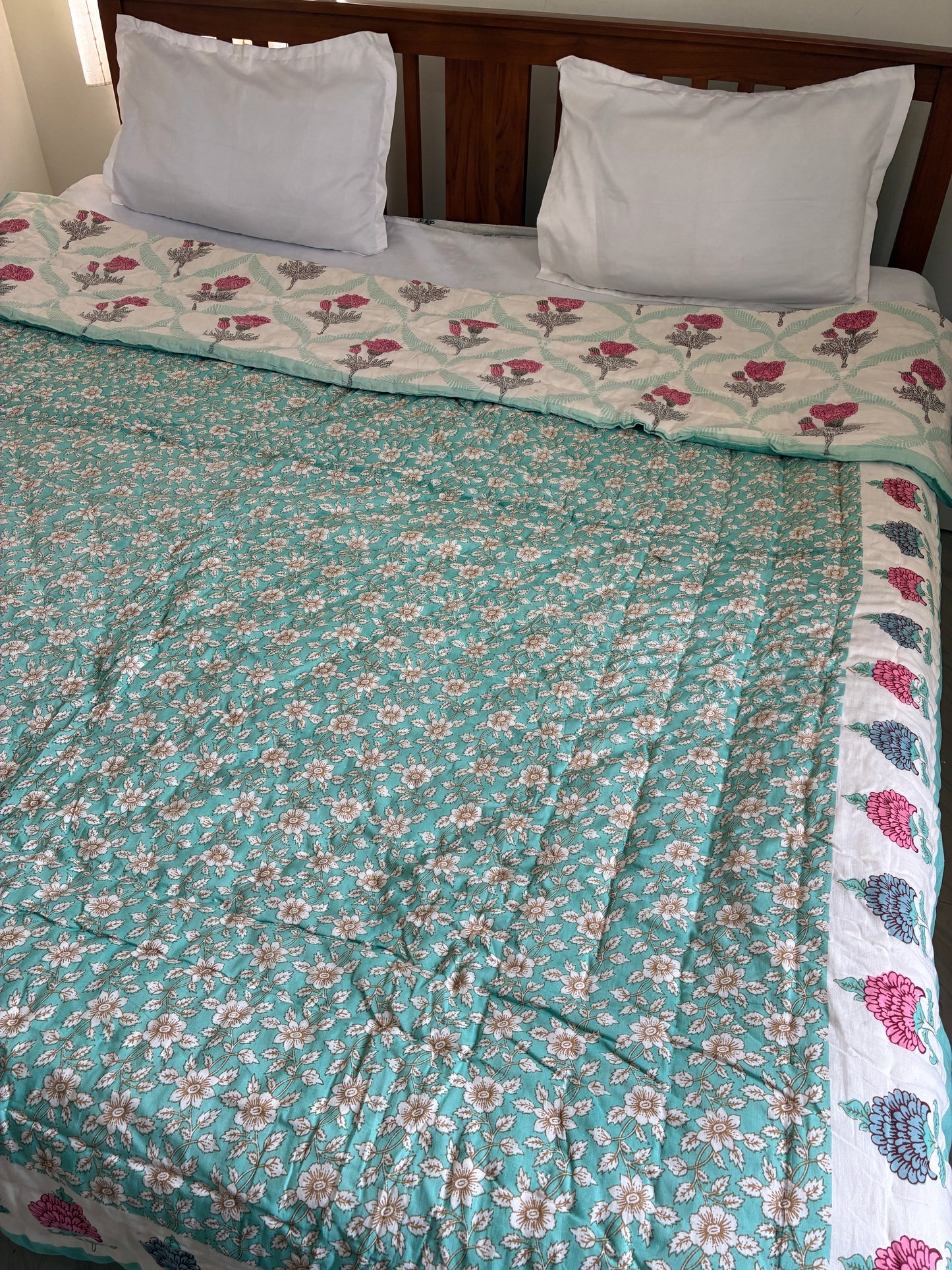 Reversible Cotton Double Quilts