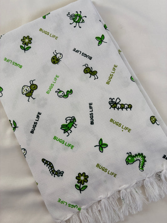 Caterpillar Cotton Bath Towels