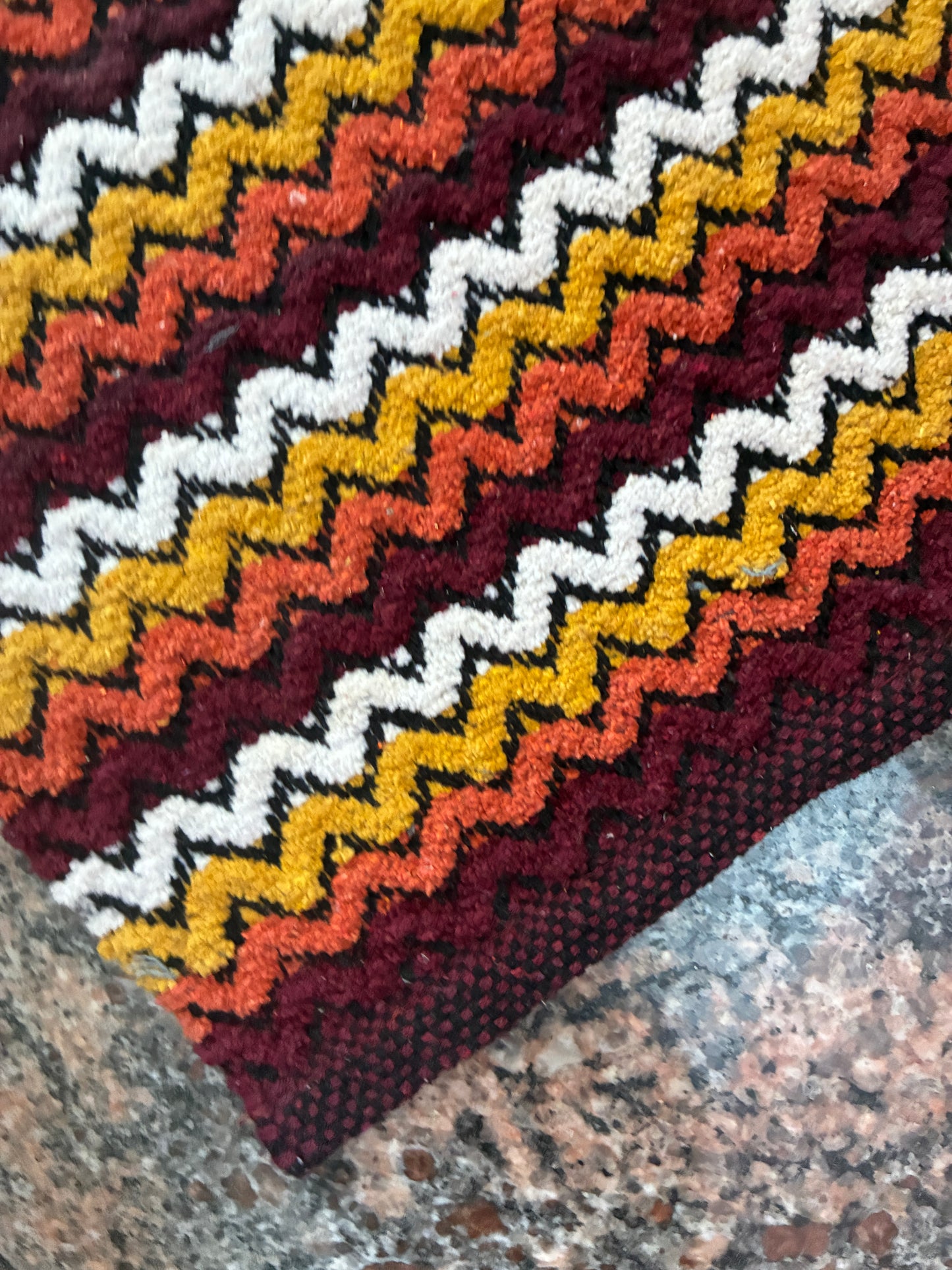 Cotton Zigzag Floor Mat