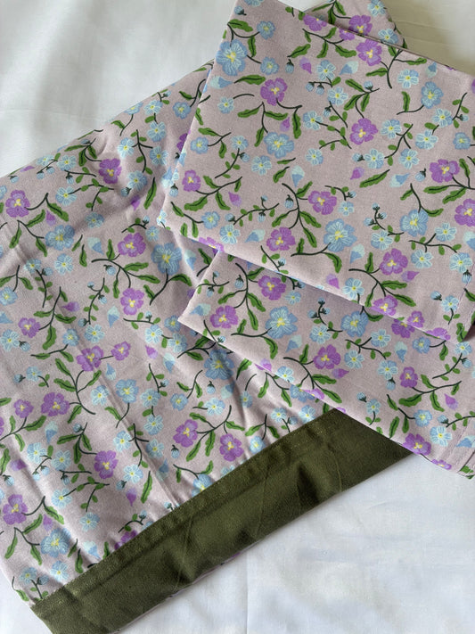 Floral Queen Size bedspread 90x100 inches
