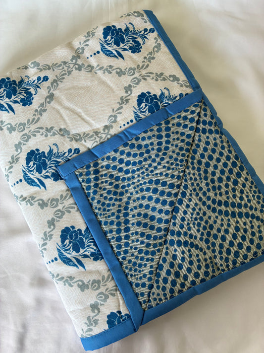 Blue Single Size Cotton Dohar