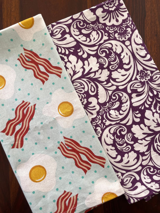 Printed Hand/Lunch Towels (Set of 2)