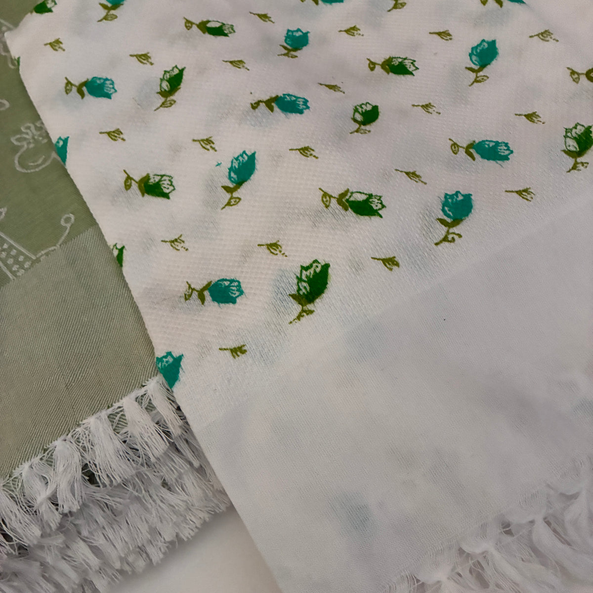 Cotton Single Blanket with Free Towel