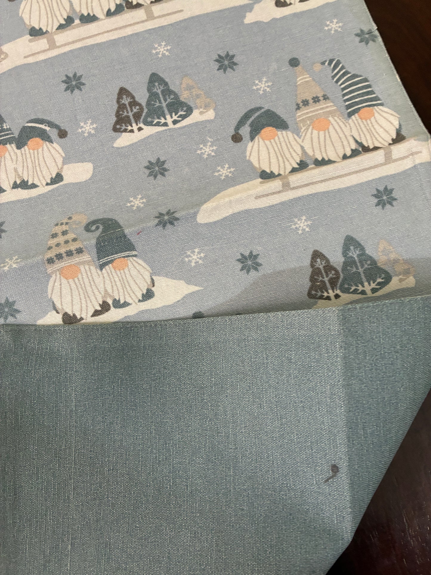 Christmas  Print Table Runner 6 ft long