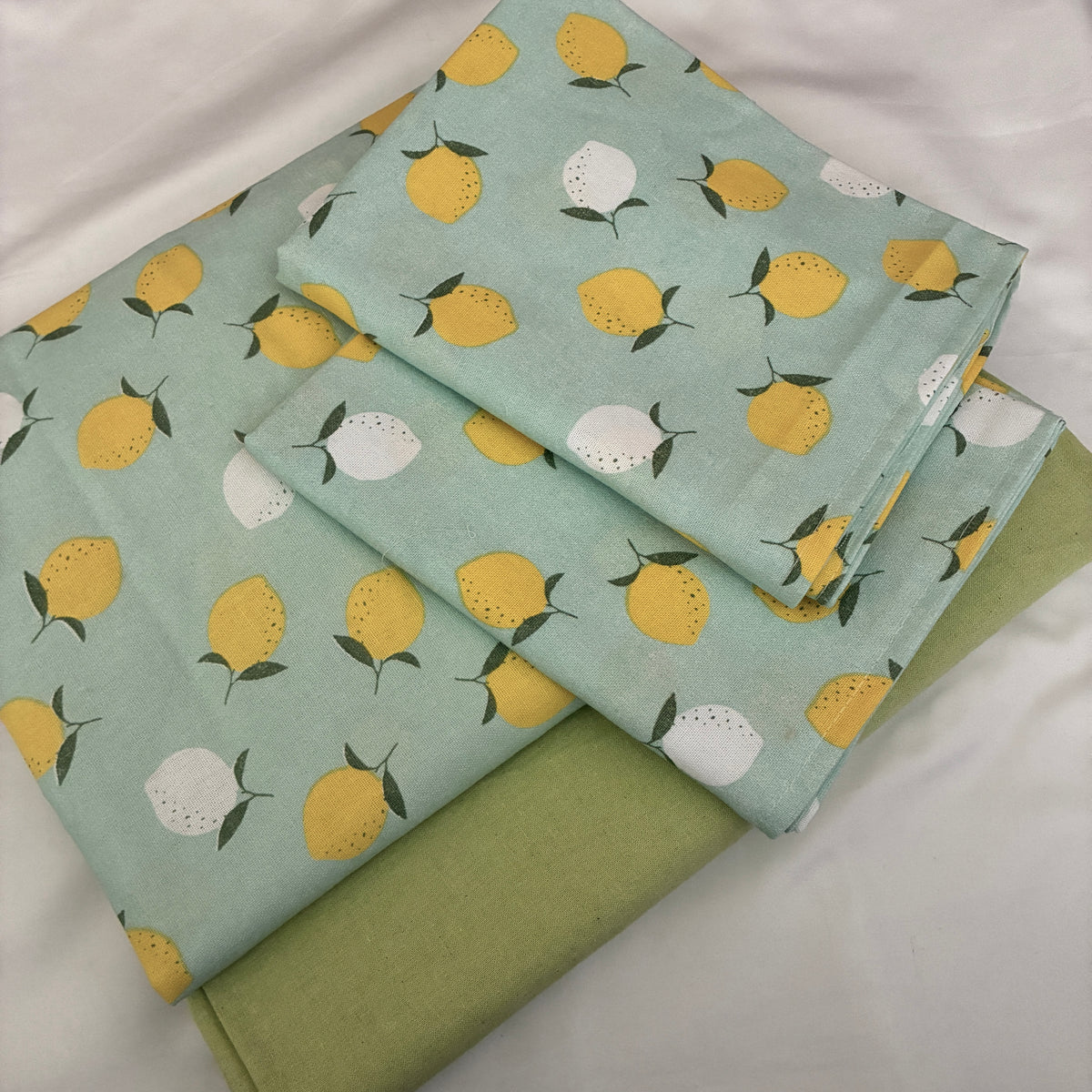 Lemon King Size Cotton Bedspread 100x110 in