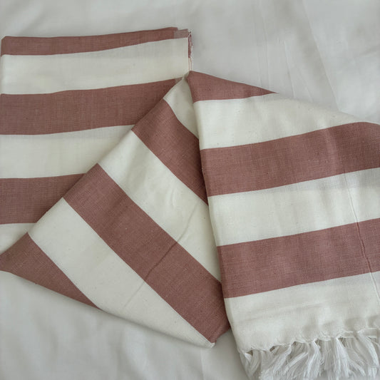 Teak Brown Extra Long Cotton Bath Towel