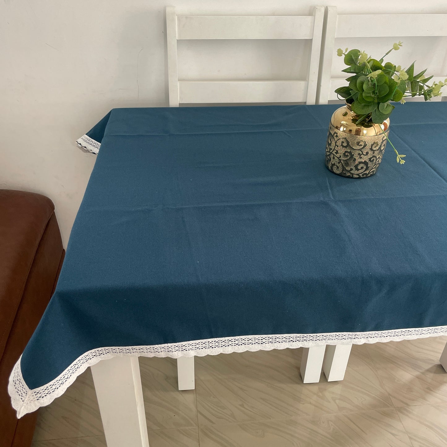 Blue Plain Table covers