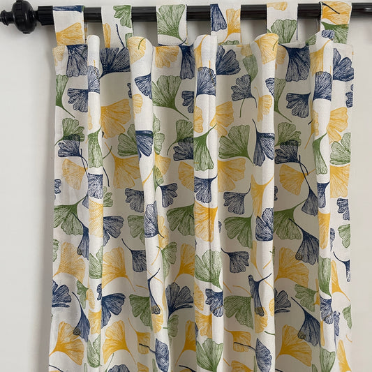 Colourful leaf Cotton Curtains