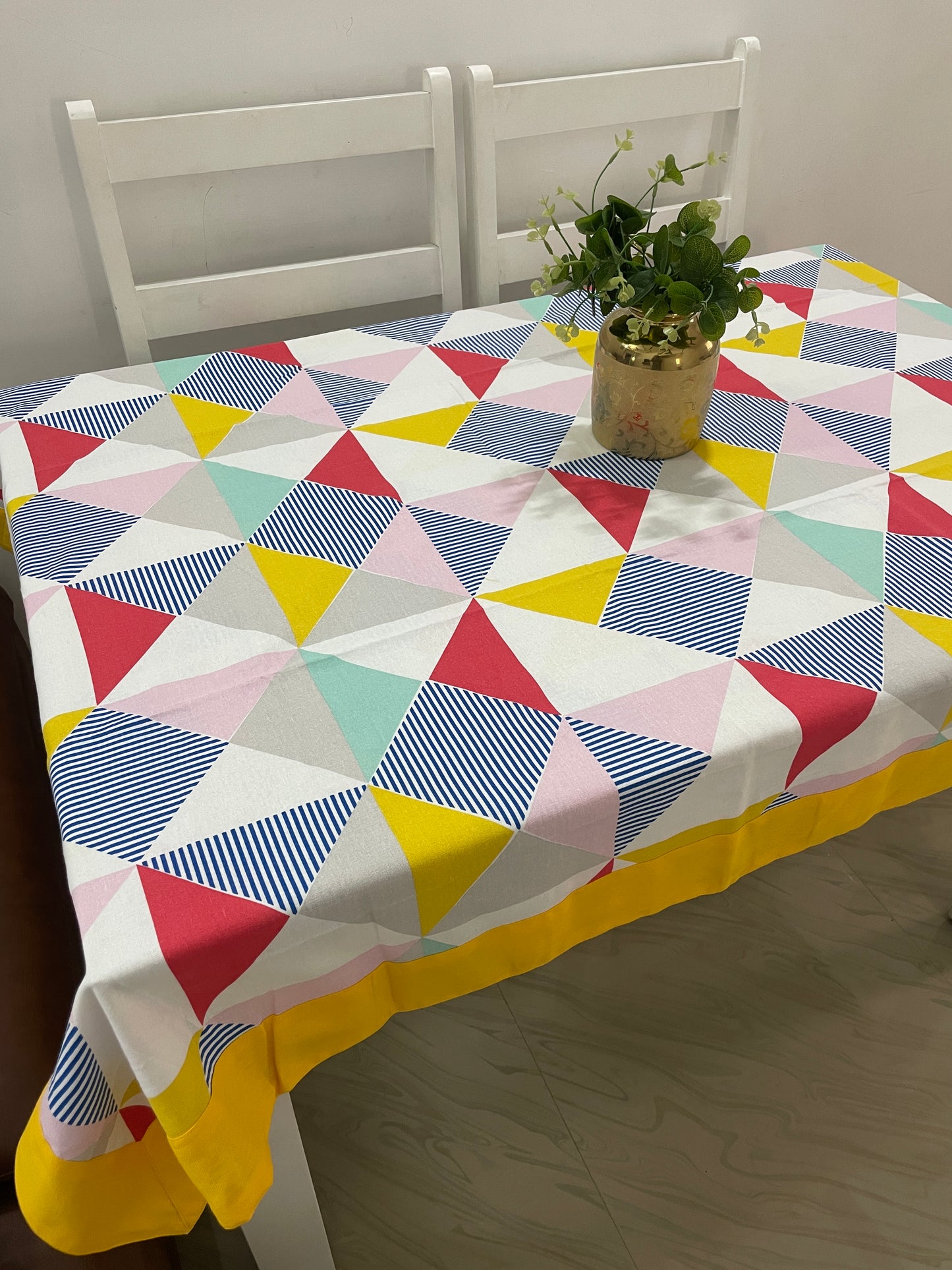 Yellow Abstract Table covers