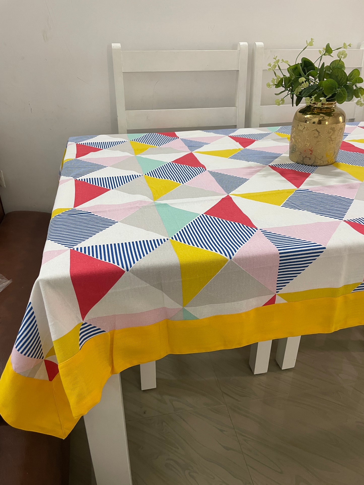 Yellow Abstract Table covers