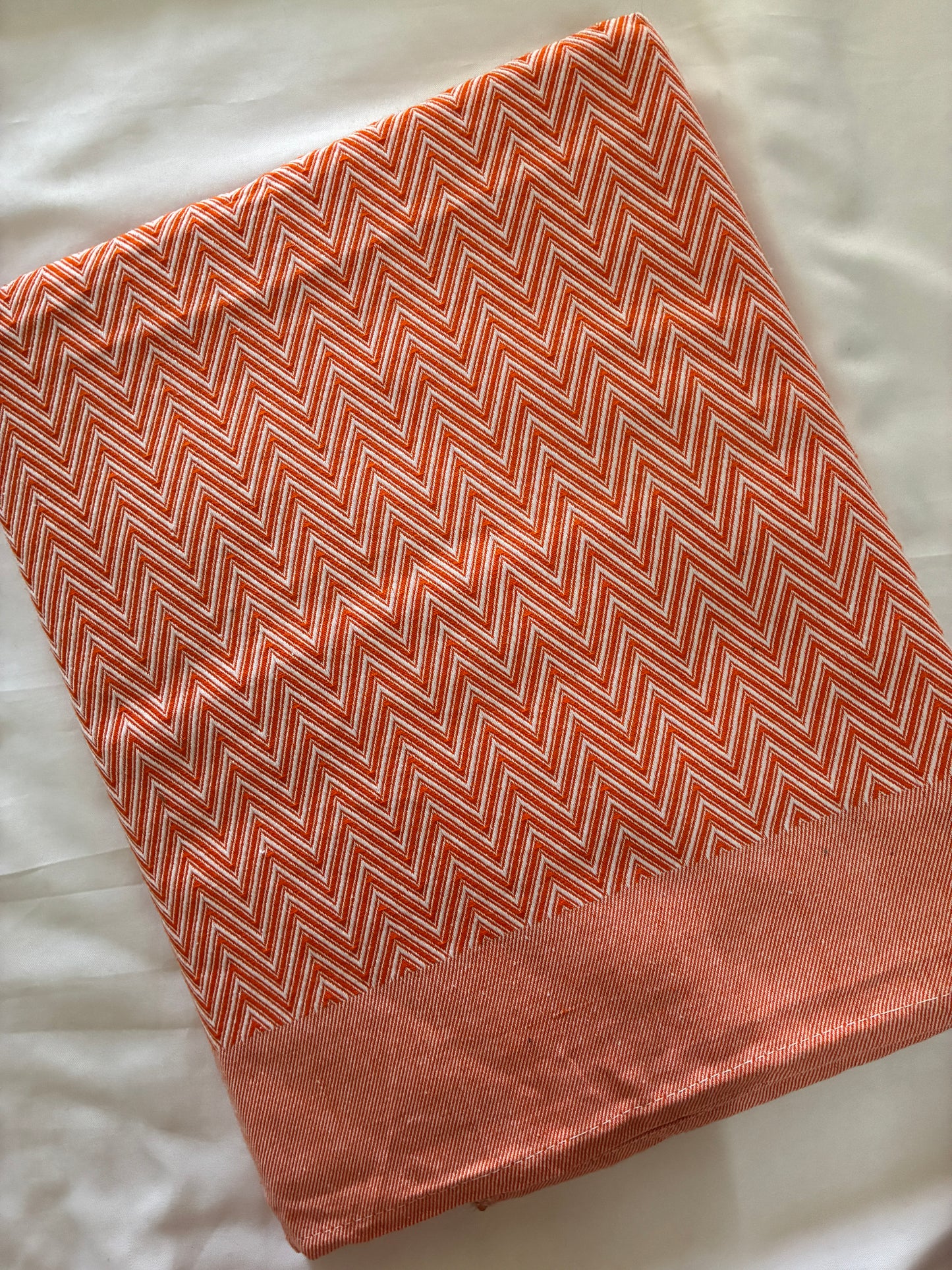 Herringbone Single Size Cotton Blanket / Throw