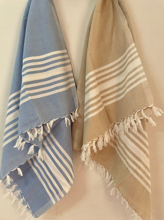 Pastel Cotton Bath Towels