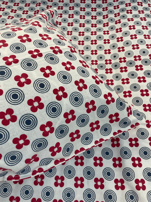 Single Size Cotton Bedspread with 2 Pillow Covers 60 x 90 in