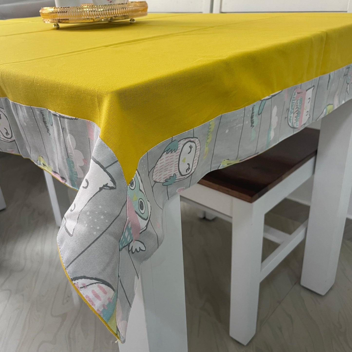 Yellow Plain Table Covers