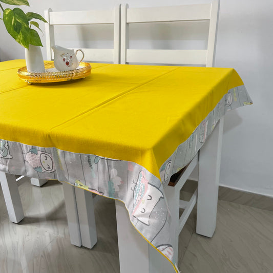 Yellow Plain Table Covers